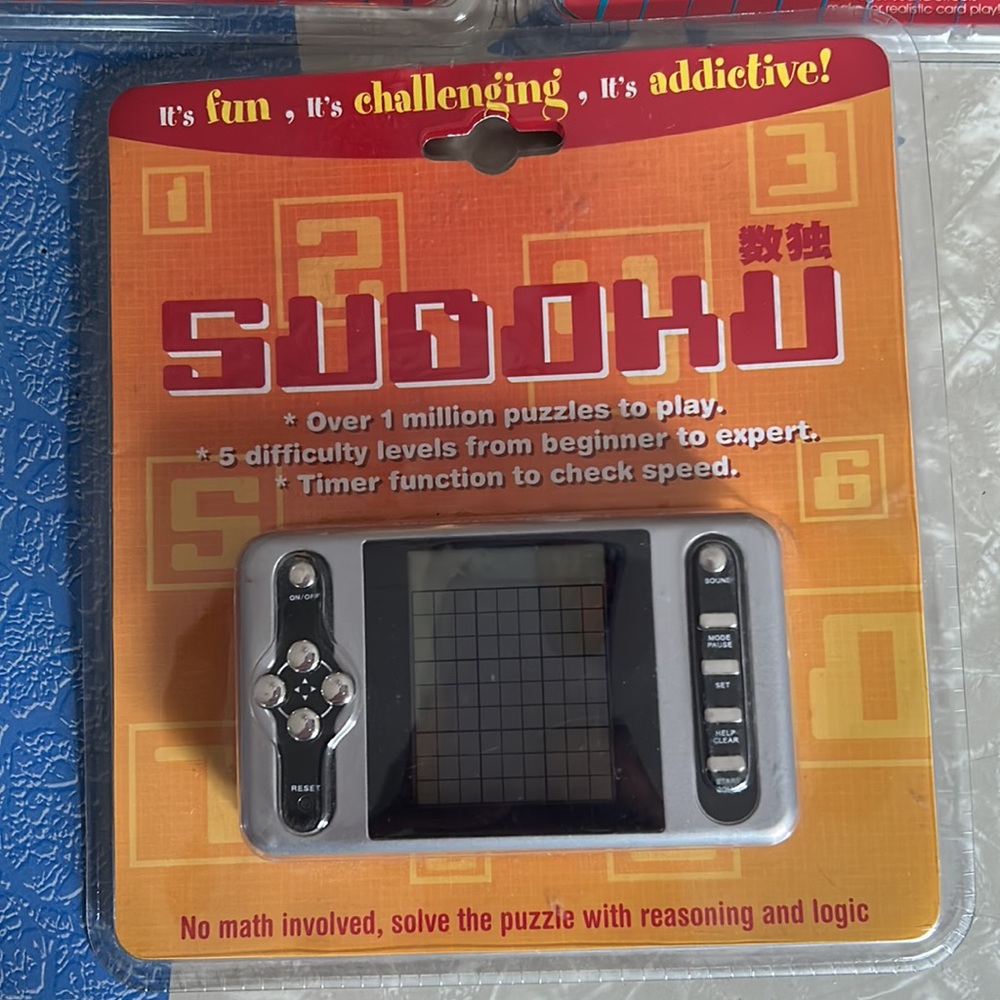 LOT 3 Vintage 1994 Tiger Electronics Games Sudoku Caesar Palace Black Ja… - Picture 2 of 9